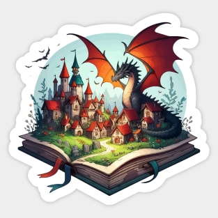 Reading Fantasy Books is Fun Sticker